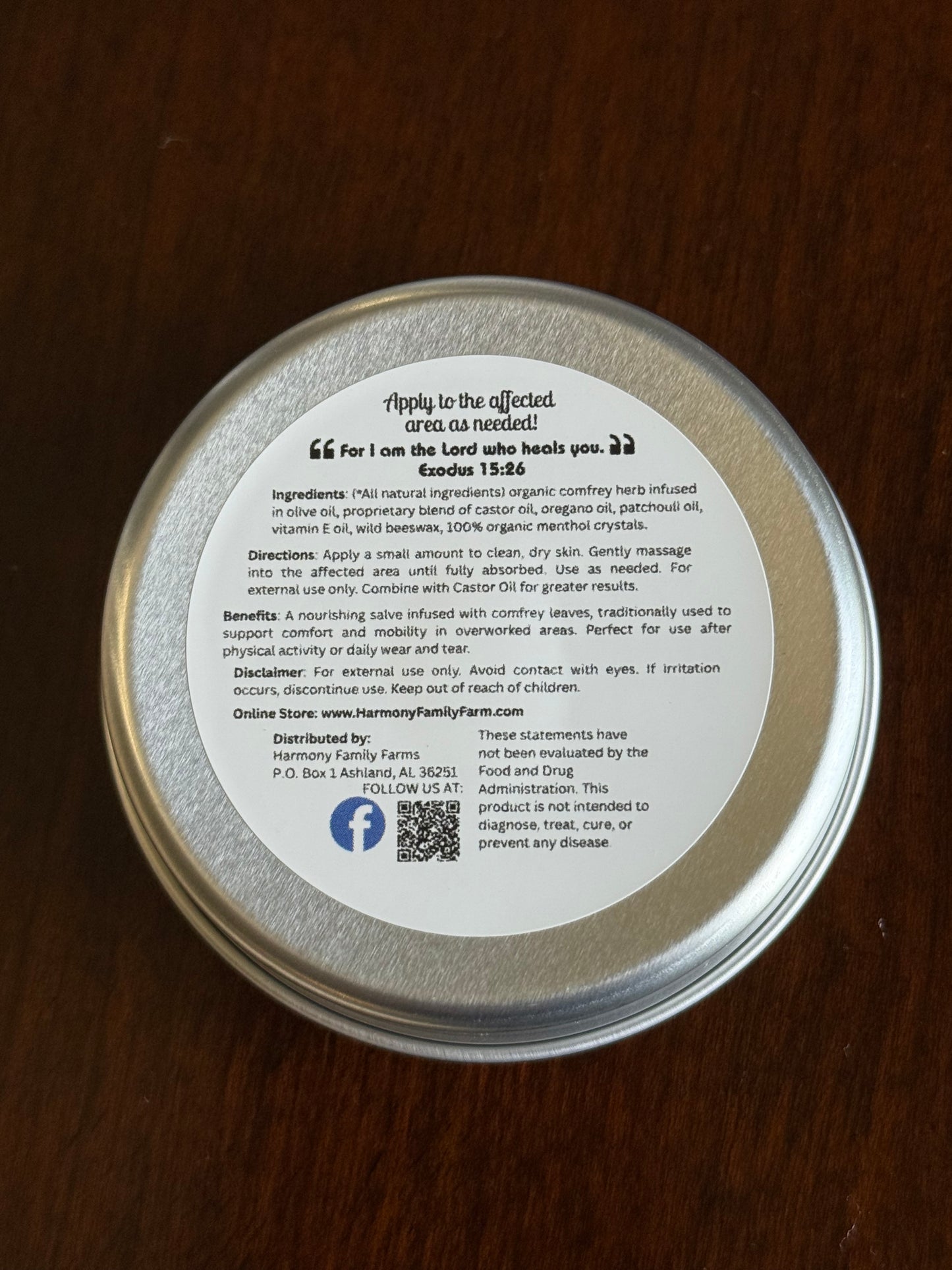 Comfrey Salve Body Ache
